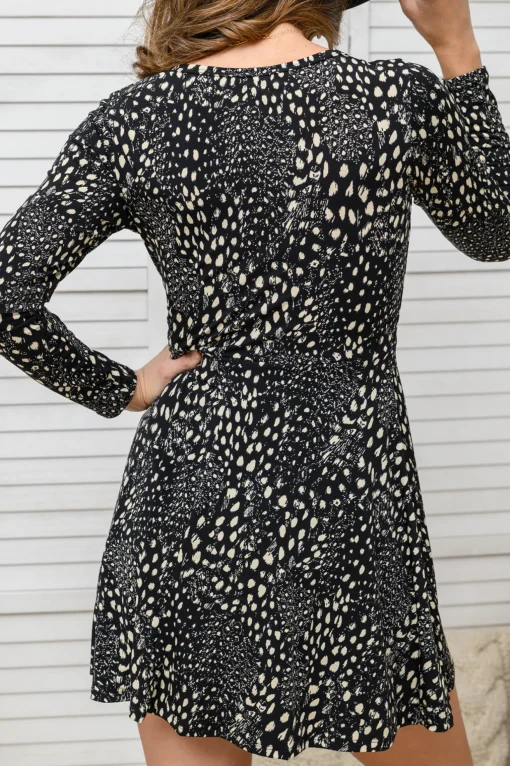 Fay Long Sleeve V Neck Romper