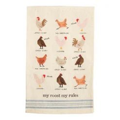Flour Sack Farm Animal Towels by Mud Pie