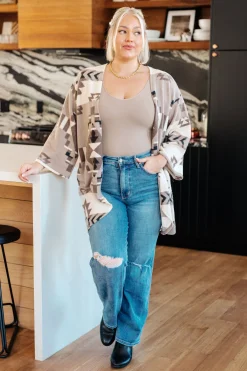 Full of Character Blanket Kimono