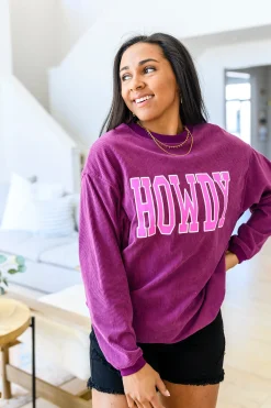 Get 'Em Cowgirl Corded Sweatshirt