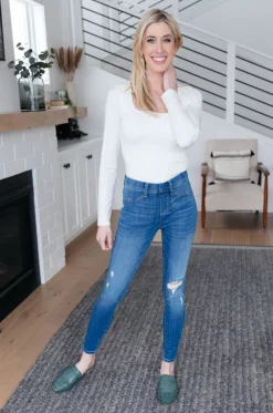 Get Together Mid-Rise Skinny Jegging by Judy Blue