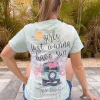 'Girls Just Wanna Have Sun' Short Sleeve Tie Dye Tee by Simply Southern