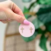Gold Cross Stud Earrings