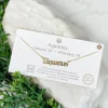 Gold Script Zodiac Necklaces