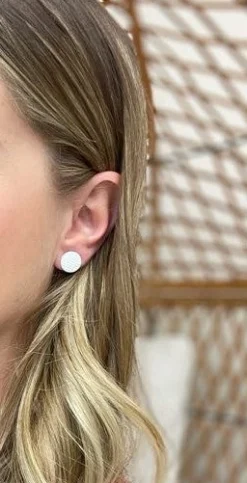 Golf Ball Signature Enamel Studs by Prep Obsessed