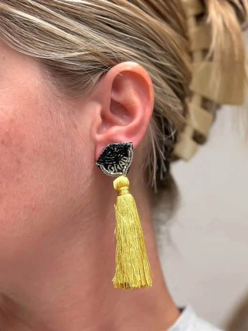 Graduation Cap Tassel Dangle Earrings