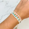 'Happy' Beaded Adjustable Bracelet