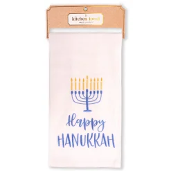 'Happy Hanukkah' Kitchen Towel by Simply Southern