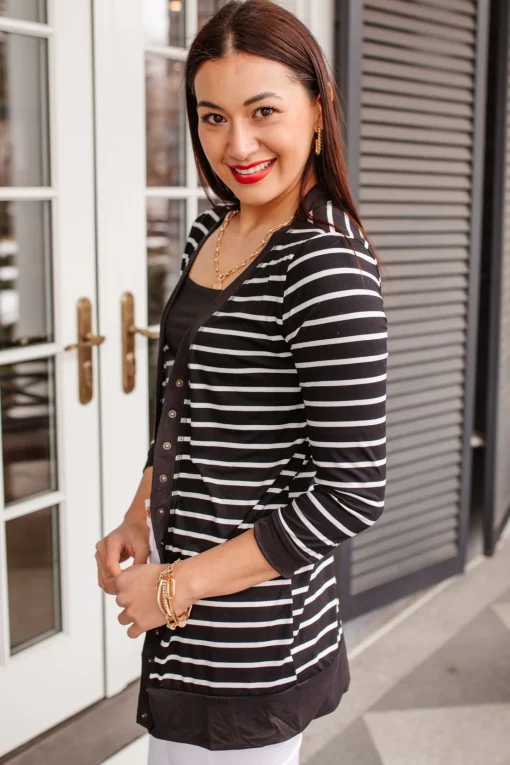 Have You Heard Cardigan in Black