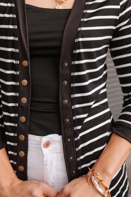 Have You Heard Cardigan in Black