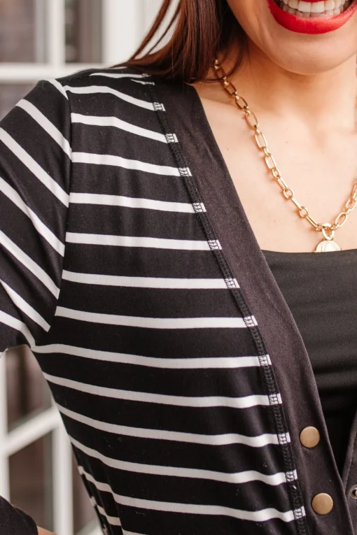 Have You Heard Cardigan in Black