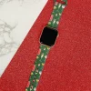 Holiday Cocktail Printed Silicone Smart Watch Band