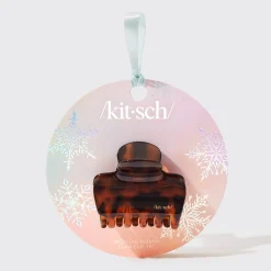 Holiday Recycled Plastic Claw Clip - Tortoise