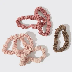 Holiday Ultra Petite Scrunchies 6 Piece Set - Terracotta
