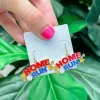 'Home Run' Baseball Dangle Earrings