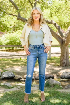 Howdy Embroidery Boyfriend Jeans by Judy Blue