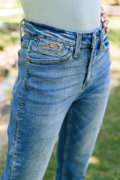 Howdy Embroidery Boyfriend Jeans by Judy Blue