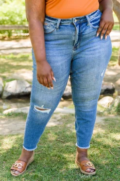 Howdy Embroidery Boyfriend Jeans by Judy Blue