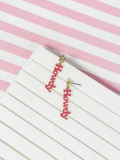 'Howdy' Star Dangle Earrings