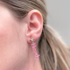'Howdy' Star Dangle Earrings