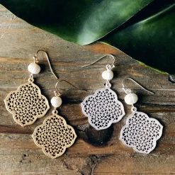 Karisa Freshwater Pearl Dangles - 2 Colors Available