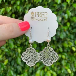Karisa Freshwater Pearl Dangles - 2 Colors Available