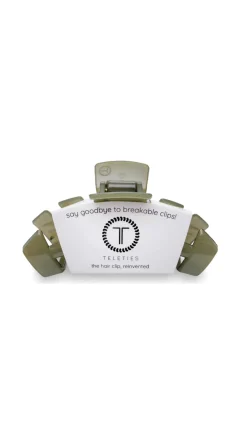 Large Teleties Claw Clip - Evergreen