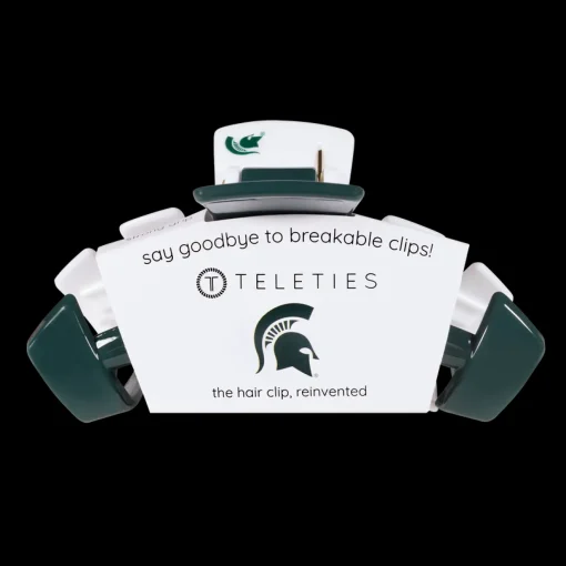 Large Teleties Claw Clip - Michigan State University