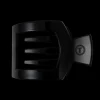 Large Teleties Flat Square Clip - Jet Black