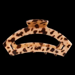 Large Teleties Open Claw Clip - Blonde Tortoise