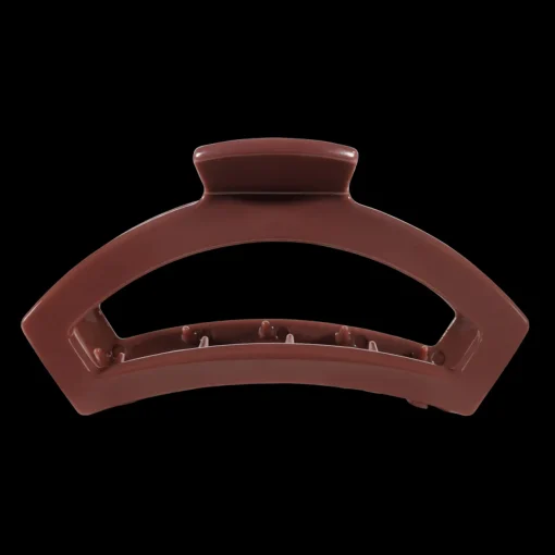Large Teleties Open Claw Clip - Nutmeg