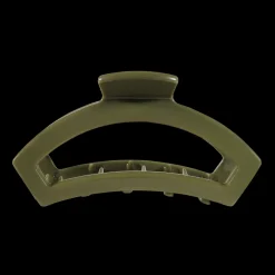 Large Teleties Open Claw Clip - Olive