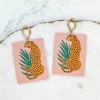 Leopard Printed Statement Earrings
