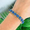 Link Toggle Bracelet - Blue