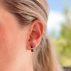 Lipstick Signature Enamel Studs by Prep Obsessed