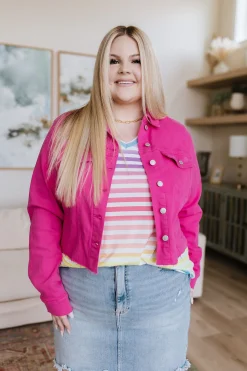 Looking for Rainbows V-Neck Striped Top