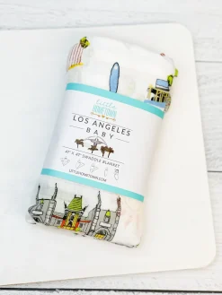 Los Angeles Baby Swaddle Blanket