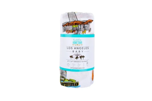 Los Angeles Baby Swaddle Blanket