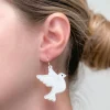 Love Dove Dangle Earrings