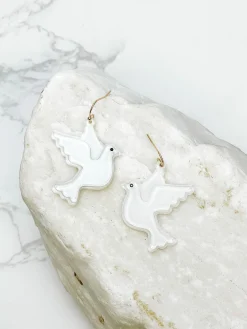 Love Dove Dangle Earrings