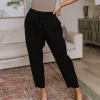 Love Me Dearly High Waisted Pants in Black