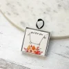 'Love' Sentiment Chain Necklace - Silver