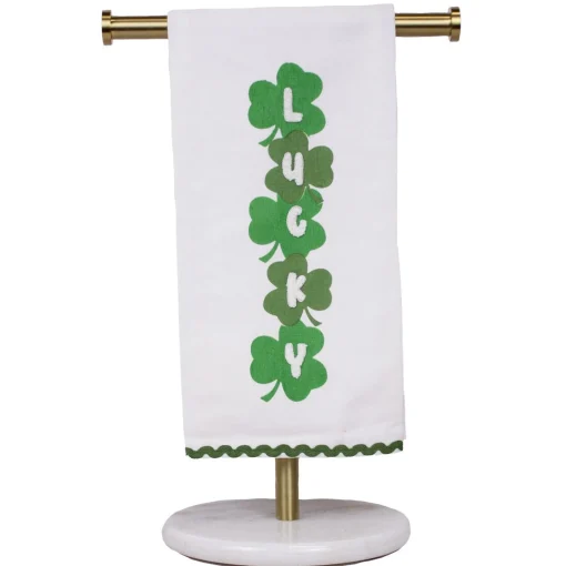 Lucky Clover Hand Towel