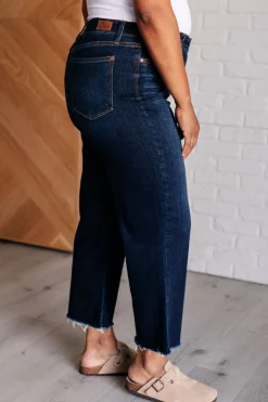 Madeline High Rise Cropped Wide Leg Jeans by Judy Blue