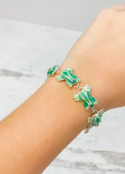Magnetic Enamel Bracelet - Frog