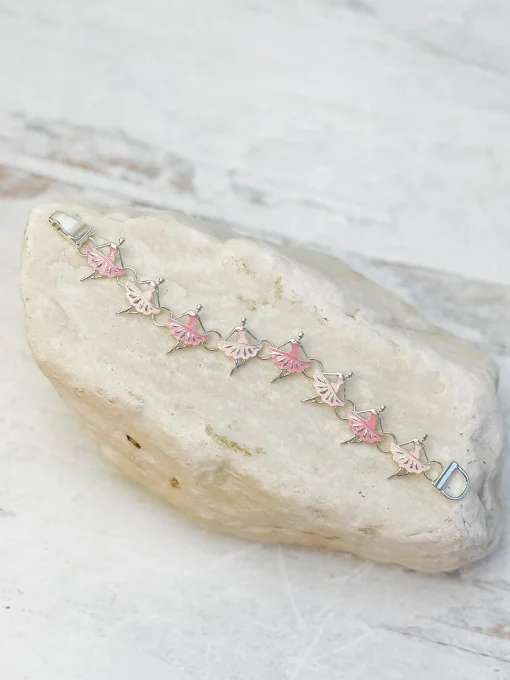 Magnetic Enamel Bracelet - Ballerina
