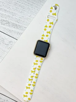 Margarita Printed Silicone Smart Watch Band - S/M