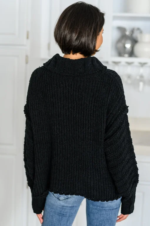 Maureen Long Sleeve Solid Knit Sweater