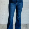 Mavis High Rise Side Seam Detail Flare Jeans by Judy Blue