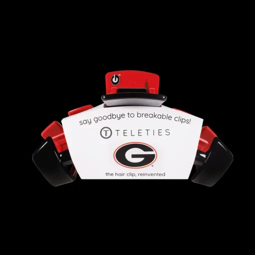 Medium Teleties Claw Clip - University of Georgia